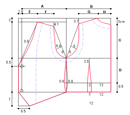 メンズベストの作り方