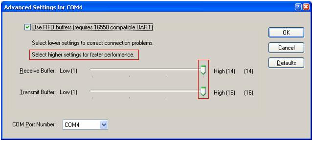 setting kinerja modem