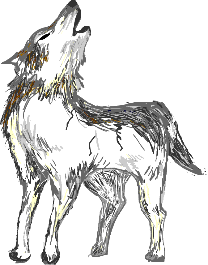 狼 オオカミ イラスト 無料