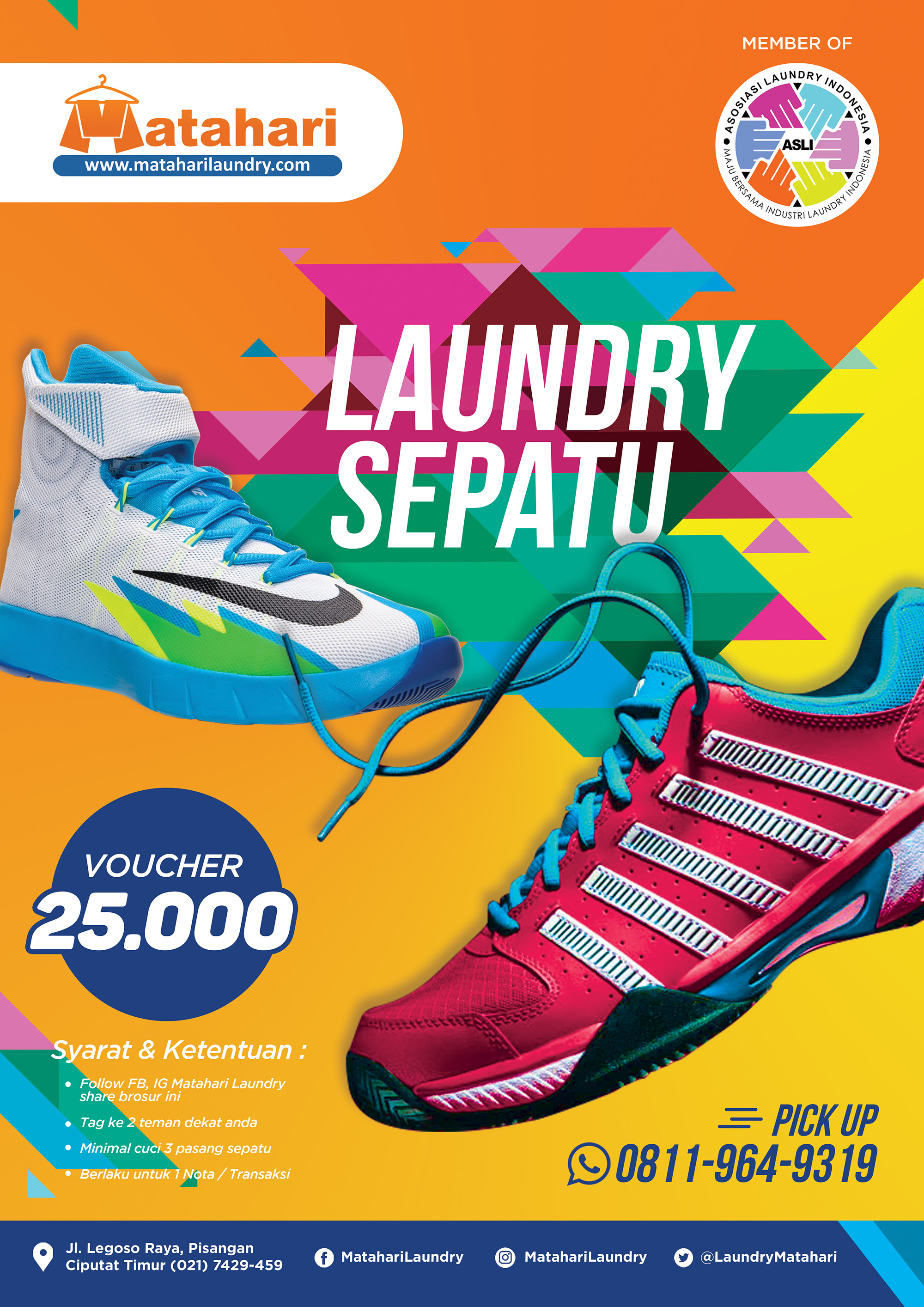 PROMO Laundry Sepatu di Matahari Laundry Matahari Laundry PROMO Laundry Sepatu di Matahari Laundry Matahari Laundry