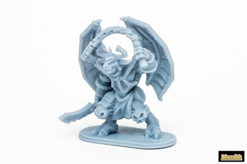 Resin reproduction Heroquest Gargoyle REMAKE Fabio Schizzo Juguetes Juegos  de mesa