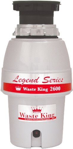 Waste King L-2600 Legend Series 1/2 HP Continuous Feed Operation Waste Disposer
