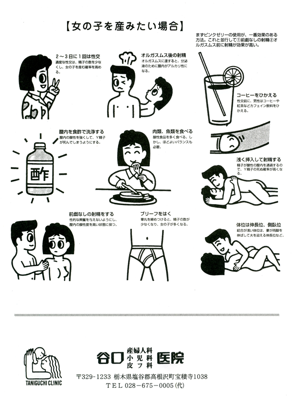 谷口医院 男女産み分け 脱ステロイド
