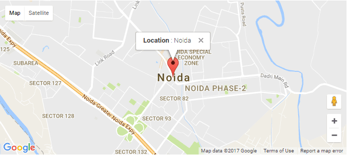 Show Marker On Google Map Using Latitude And Longitude With