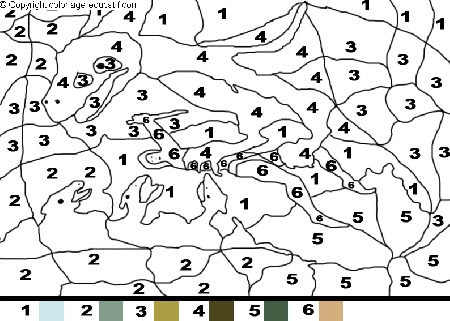 Coloriages magiques GS CP CE1 Les Coccinelles - coloriage magique dinosaure