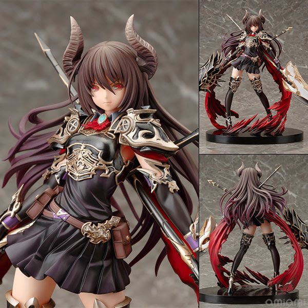 神撃のバハムート ディアドラグーン フォルテ 1 8 完成品フィギュア コトブキヤ 神撃のバハムート シリーズ第四弾は 誇り高き竜騎士 ディアドラグーン フォルテ イラストレーター虫麻呂氏徹底監修の元 大迫力の立体化です ふぃぎゅぽん Fig Pon