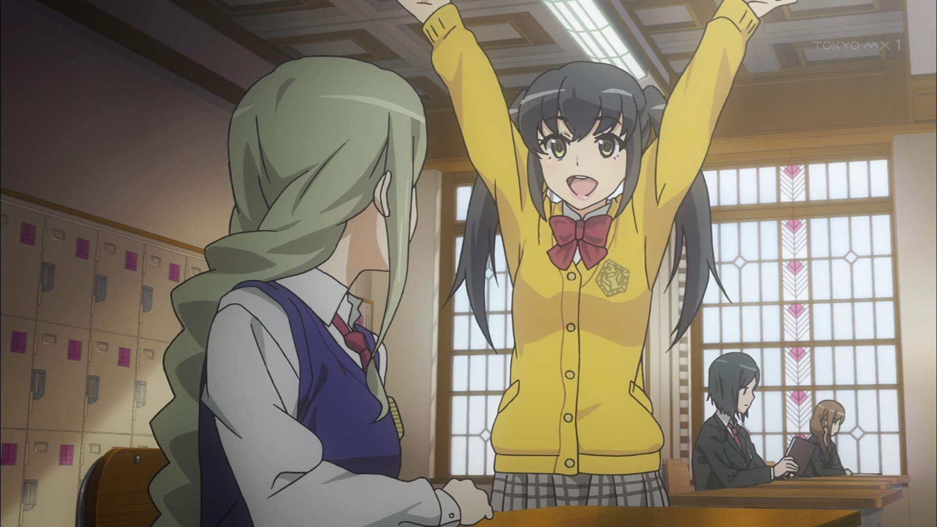 スクールガールストライカーズ Animation Channel 第2話感想 課金すれば武器が強くなる という事だな 原作組 ゲーム組 はこれで満足なの やらおん