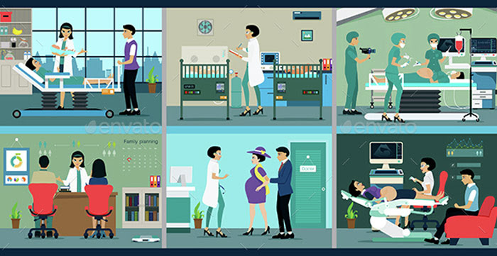 Pregnancy Conceptual Vector Packs