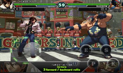 Screenshots of the The King of Fighters-A 2012 for Android tablet, phone.