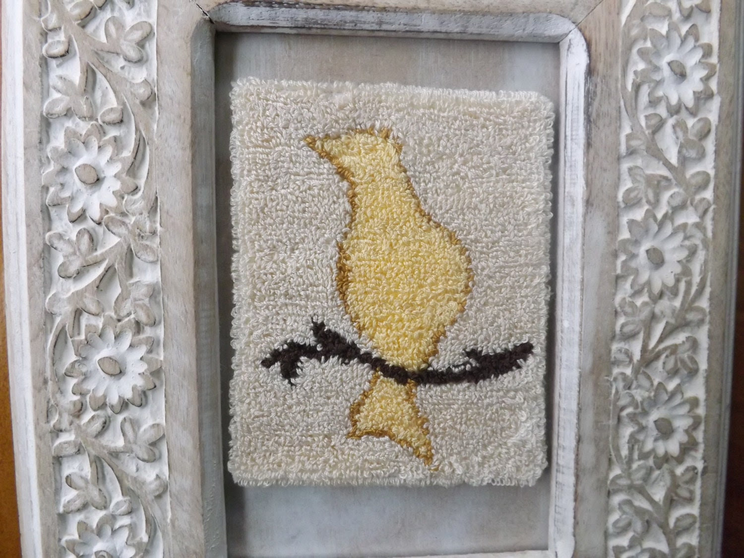 Shabby Chic Bird Spring Home Decor Original by FortheLoveofMinis