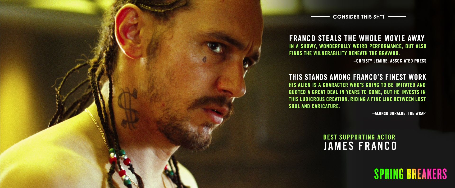 James Franco's 'Spring Breakers' Oscar campaign gets a ...