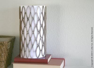 Cardboard Tube Lamp