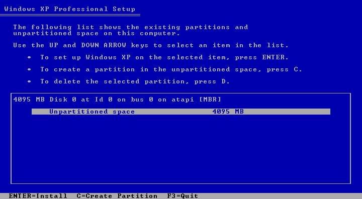 Huong dan cai dat windows Xp bang hinh anh