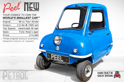 世界一小さい車 Peel P50が可愛いすぎる件 Andr アンドアール