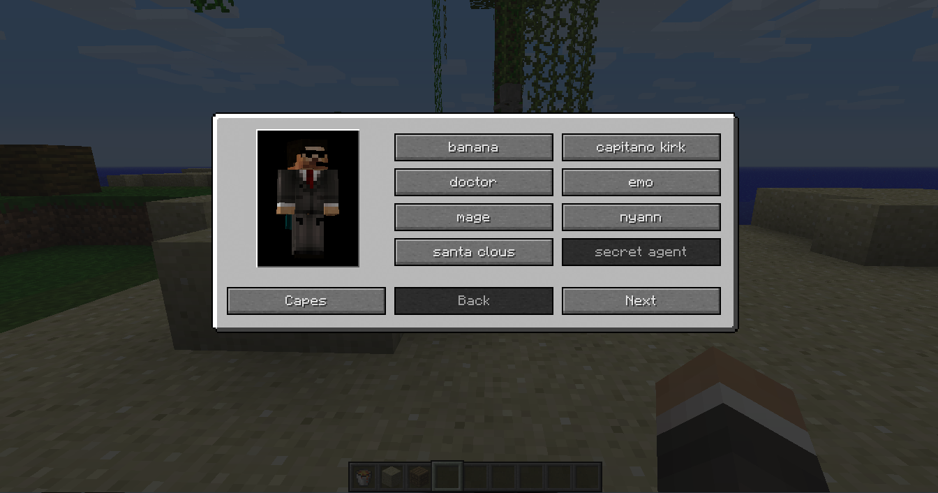 Change Your Skin And Capes In Game With The Closet Mod 1 4 7 Mods For Minecraft Mods For Minecraft