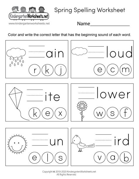 45 kindergarten english worksheets photos rugby rumilly
