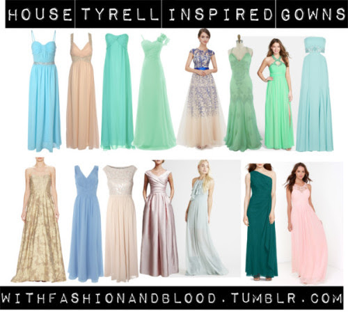 House tyrell inspired gowns by withfashionandblood featuring a...