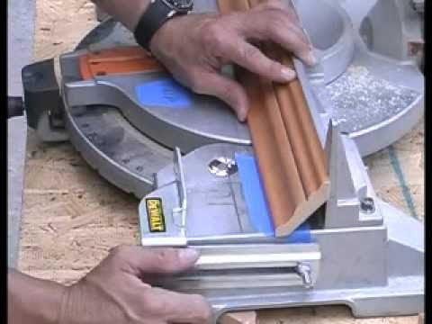 How to cut crown molding the easy way! - YouTube