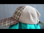 How to Sew a Baseball Cap (6 Panel). Professional Sewing Tutorial for Be...