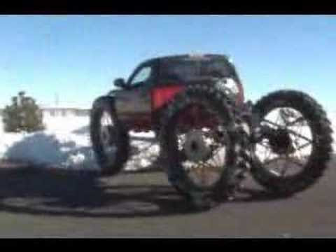  Unimog portal axles, and modified Dodge 3500 Cummins diesel truck are 