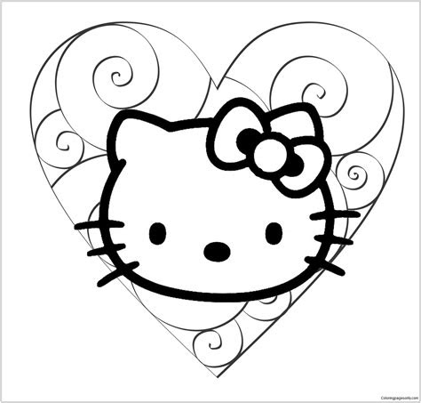 Coloringlib has got a vast collection of printable hello kitty coloring sheets to download, print and color for free. hello kitty 36 coloring pages free printable coloring pages