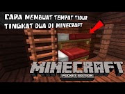 Terbaik Cara membuat Tempat Tidur Tingkat Dua di Minecraft furniture, paling heboh!