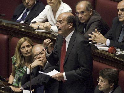 Bersani, en una intervención parlamentaria. efe