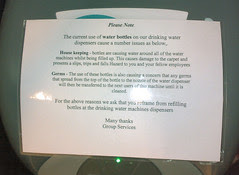 Funny Sign Water Foutain