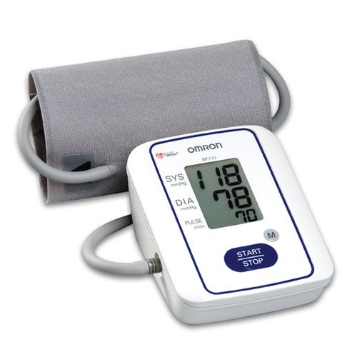 Omron Bp710 Automatic Blood Pressure Monitor, White