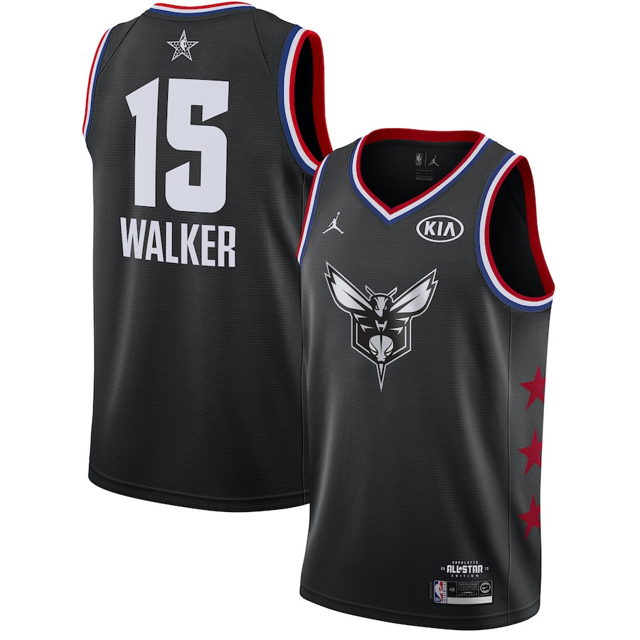 Men's Jordan Brand Kemba Walker Black Charlotte Hornets ...