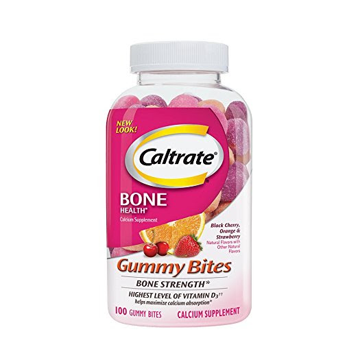 Caltrate Calcium and Vitamin D3 Supplement Gummy Bites, 500 mg. $11.39