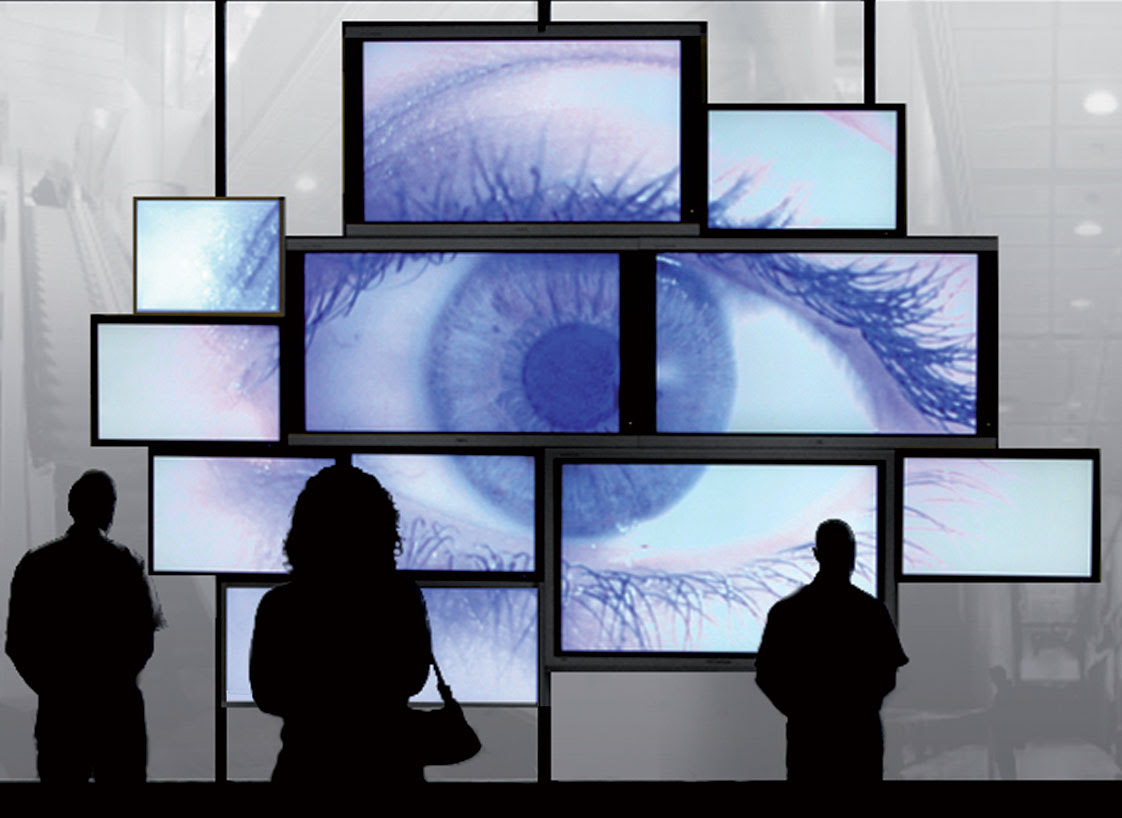 9 screen video wall