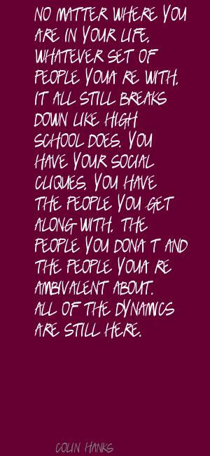 Famous Quotes About Cliques. QuotesGram