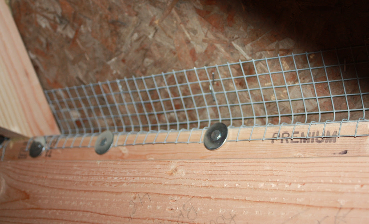 16 Aug 2012 . Install mesh hardware cloth (1/2â x 1/2â mesh) on    hardware cloth what is it