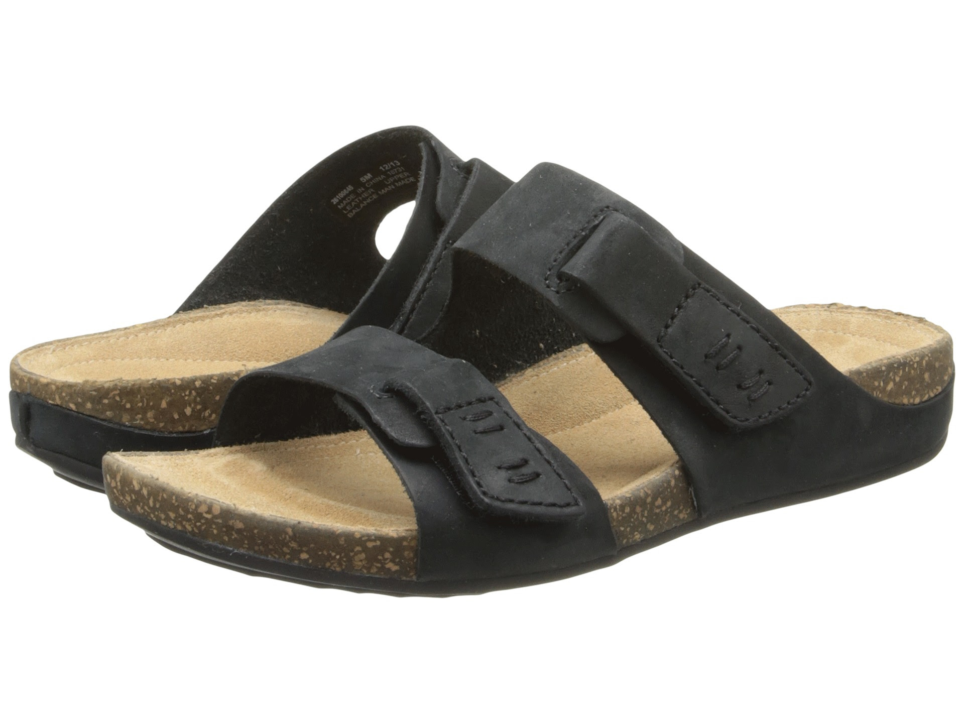 Clarks Perri Island Black Nubuck - Zappos Free Shipping BOTH Ways