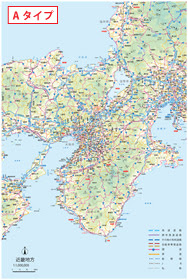 地方図 近畿地方 有料地図素材 Mmgクリエイティブネット