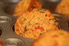 Savory Corn and Pepper Muffins (Tuesdays with Dorie)