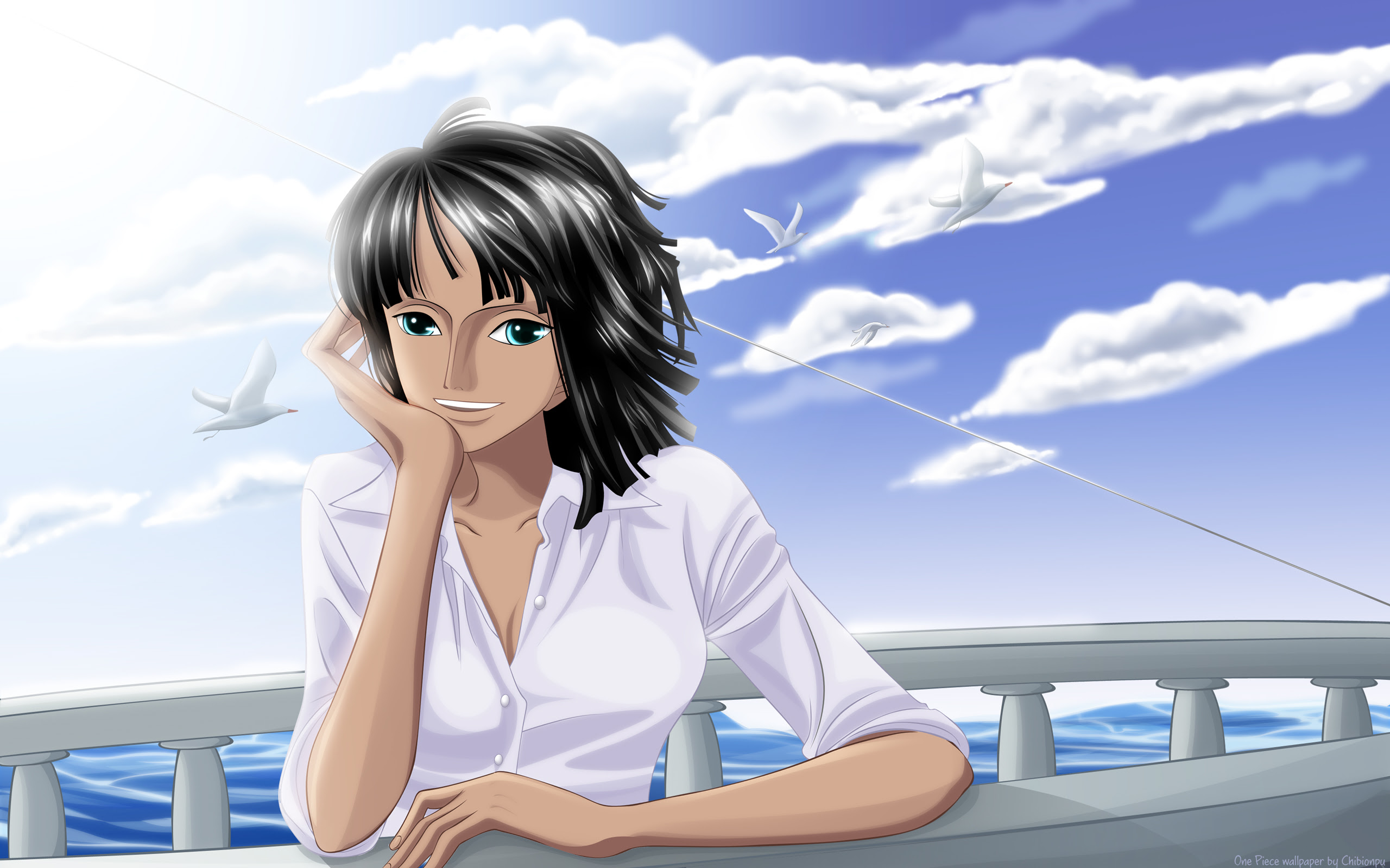 One Piece Wallpaper Nico Robin Minitokyo