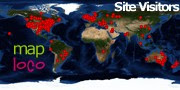 Locations of Site Visitors