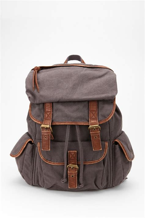 ecote solid canvas backpack urban outfitters