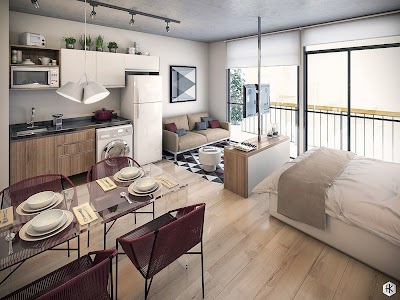 Small Studio Flat Design