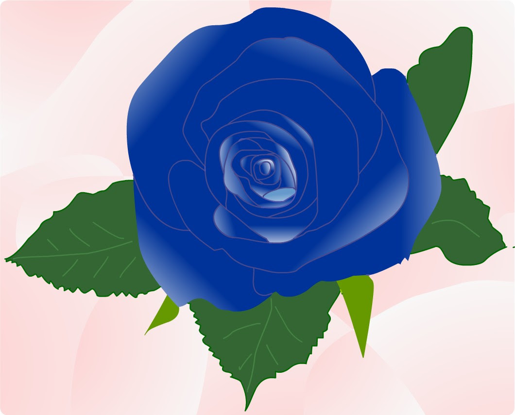 無料でダウンロード イラスト かっこいい イラスト 青 薔薇 1558 Apixtursae1s3vi