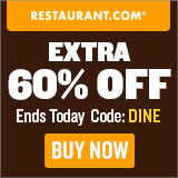 Restaurant.com Weekly Promo Offer 160 X 160
