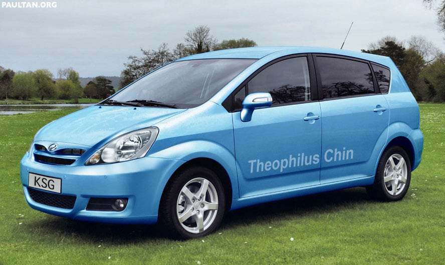 2009 Perodua MPV Rendered Speculation