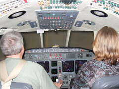 Chris and me in the simulator