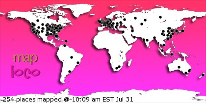 Profile Visitor Map - Click to view visits