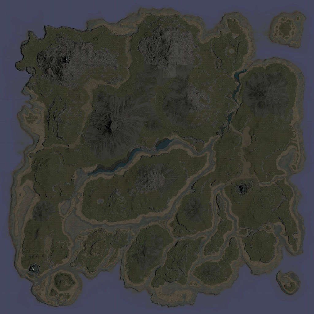 Ark Survival Evolved Island Map Maping Resources
