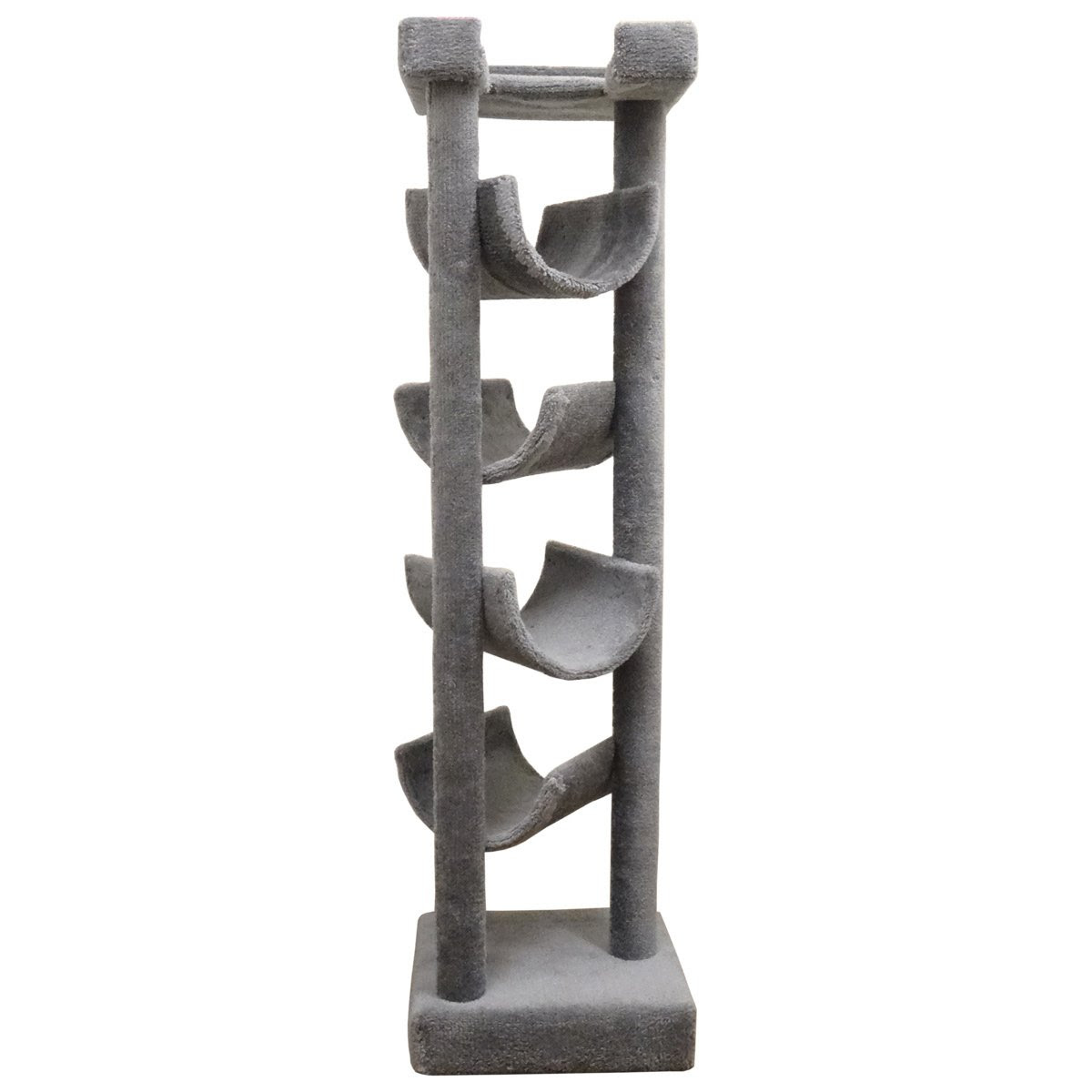 New Cat Condos Premier Solid Wood Skyscraper Cat Tree