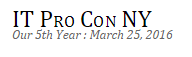 IT Pro Con NY