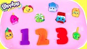 kids anka Learn Numbers and Counting with Shopkins Food Blind Bag Packs and Slime! Toy Slime Fun